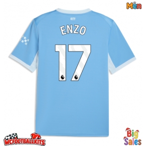 Manchester City Enzo Fernandez #17 Replica Home Stadium Shirt 2026-27 Short Sleeve